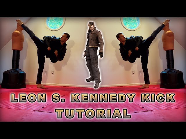 Leon S. Kennedy Kick Tutorial | Resident Evil 4 #shorts #martialarts