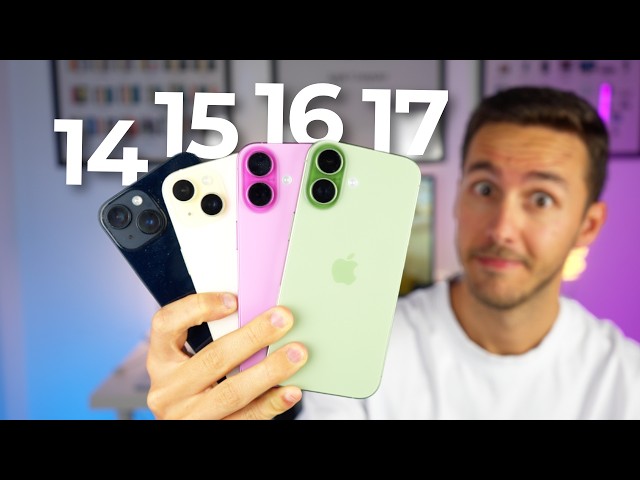 iPhone 17 vs iPhone 16 vs iPhone 15 vs iPhone 14, All the Differences 🆚 Which one should you buy?