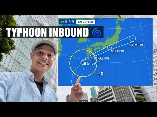 Typhoon Inbound to Tokyo! no.6 JANGMI is Strong 🌀