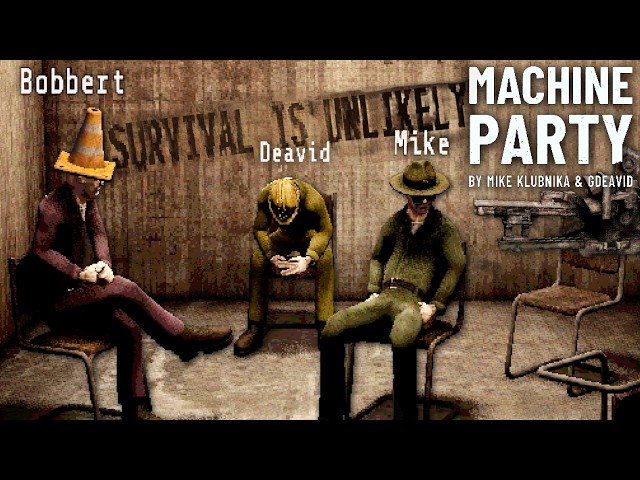 Playing MACHINE PARTY with Mike Klubnika & GDeavid - Devs of the Mario Party-esque Horror Party Game