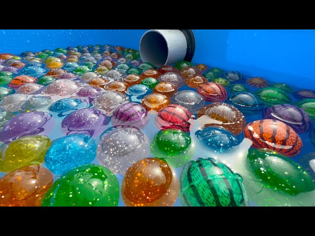 Water Marble Run ⭐︎ Glitter Ball & Color Ball Water and Ball ASMR