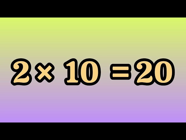 Table of 2 for Kids | Learn & Repeat | Maths Tables