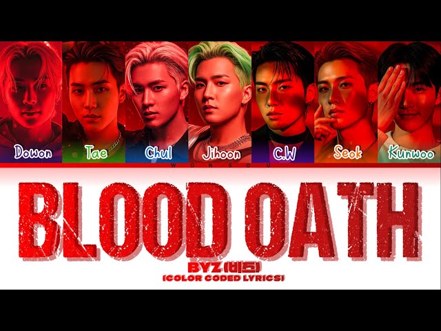 BYZ (비와이즈) 'Blood Oath' (Color Coded Lyrics)