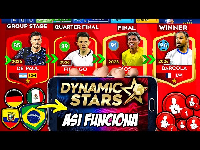 😱"ASÍ FUNCIONARA los DYNAMIC STARS" DLS 26 Actualización #dls26