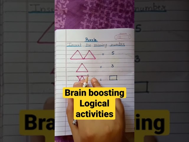 brain boosting activities। brain boosting activities for 6 year olds।brain teaser activities।
