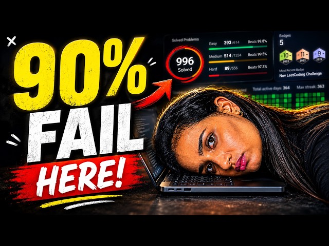 Complete Roadmap for 24+ LPA in 6-Month - The DSA Mistake That Kills 90% of Placements