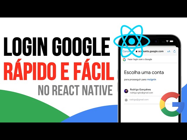Login with Google in React Native step by step: Simple and Easy