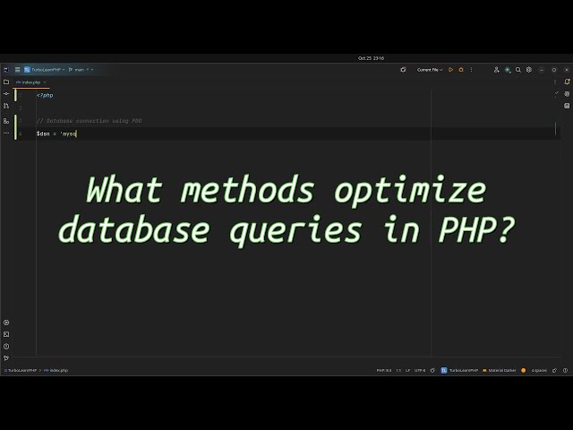 What methods optimize database queries in PHP? Boost Your #php Database Queries with These Secrets!