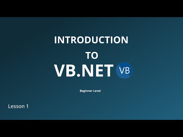 VB.NET WinForms Tutorial for Beginners | Build Your First App