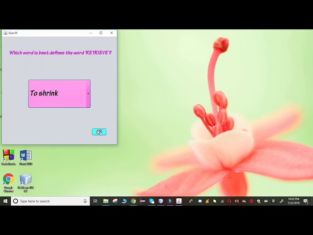 "QUIZ GAME" mini project using JAVA