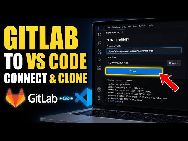 How to connect GitLab to VS Code and clone repositories securely - Quick Tutorial