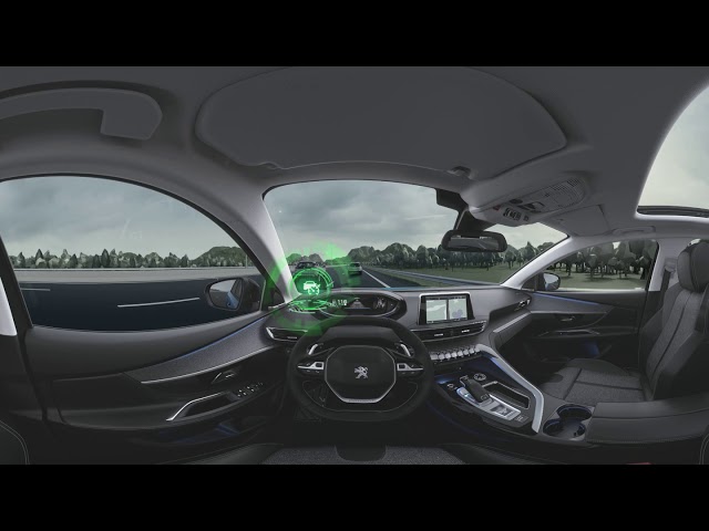 PEUGEOT 5008 SUV– 360 VR Video: Automatischer Geschwindigkeitsregler ACC