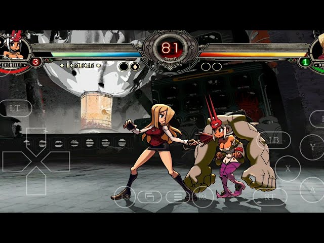skullgirls 2nd encore setting and gameplay arcade mode on winlator 11.2 | android sd845