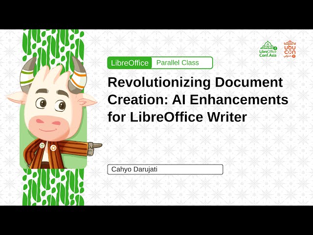 Revolutionizing Document Creation: AI Enhancements for LibreOffice Writer by Cahyo Darujati