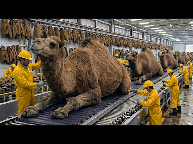 How Luxury Jackets Are Made from Camel 🐪🧥 | Inside World's Largest Leather Factory (Full Process)