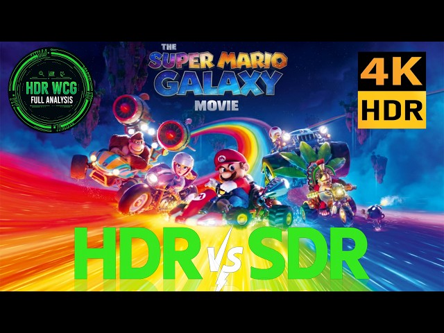4K UHD HDR WEB REVIEW & ANALYSIS | The Super Mario Galaxy Movie 2026
