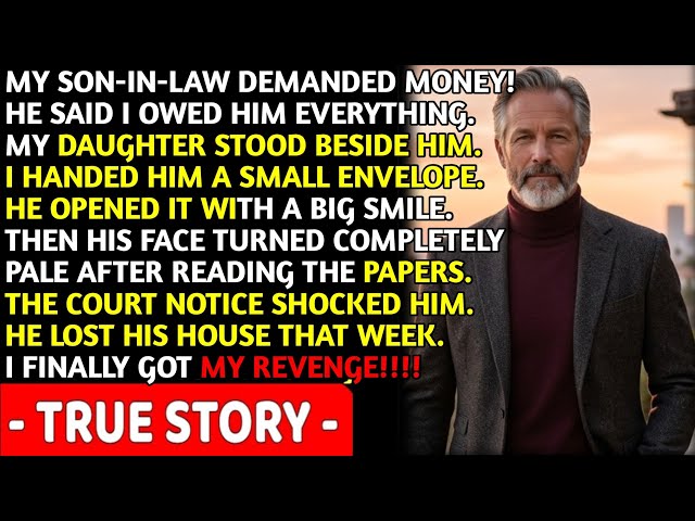 My Son-in-Law Demanded Money… Then Lost His House After This Court Notice🔥❌