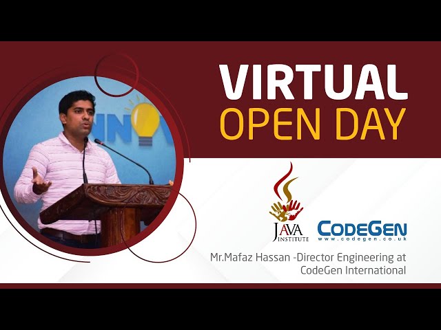 CODEGEN Industrial Open Day for Java Institute Students. 2022