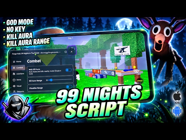 99 Nights in the Forest Script NO KEY - How to Get 99 Nights in the Forest Roblox Script (INSANE)