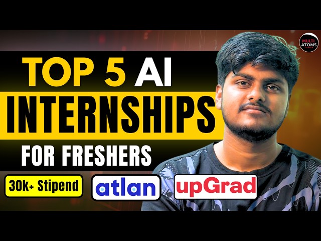 Top 5 AI & Tech Internships 2026 🔥 Atlan, upGrad | ₹30K + Remote Internships