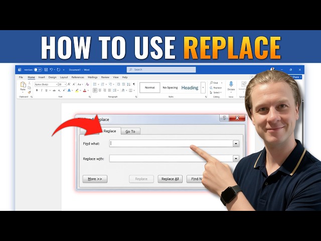 How to Replace in Word