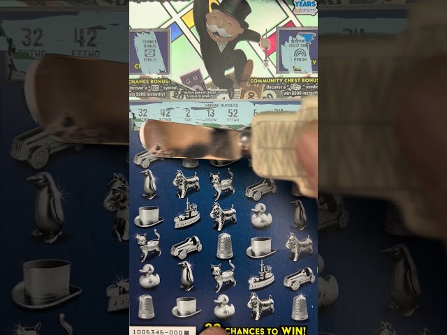 $20 monopoly scratch off ticket