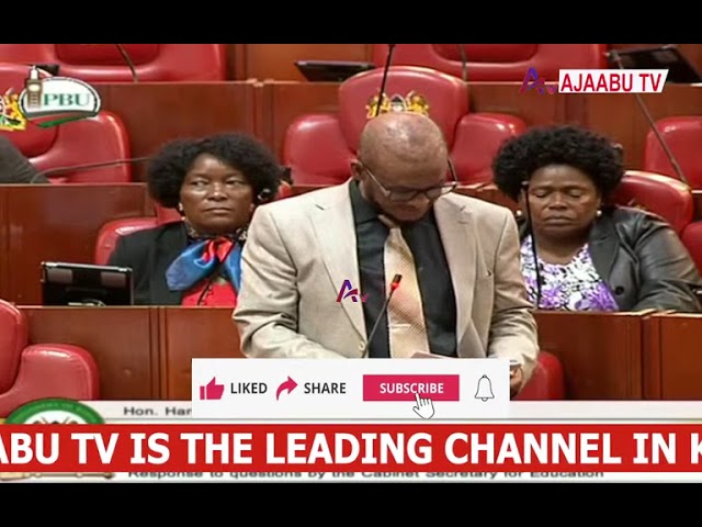 EDUCATION CS OGAMBA ANSWERING TOUGH QUESTIONS IN PARLIAMENT!!