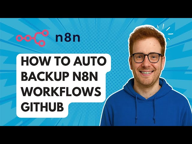 How to Auto Backup n8n Workflows GitHub [2025 Guide]
