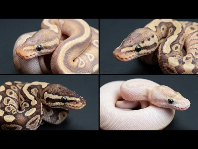 What beautiful Ball Pythons! Clutch #5 Update! 2026, 4 Amazing! All are a 100% Het Pied and Clown.