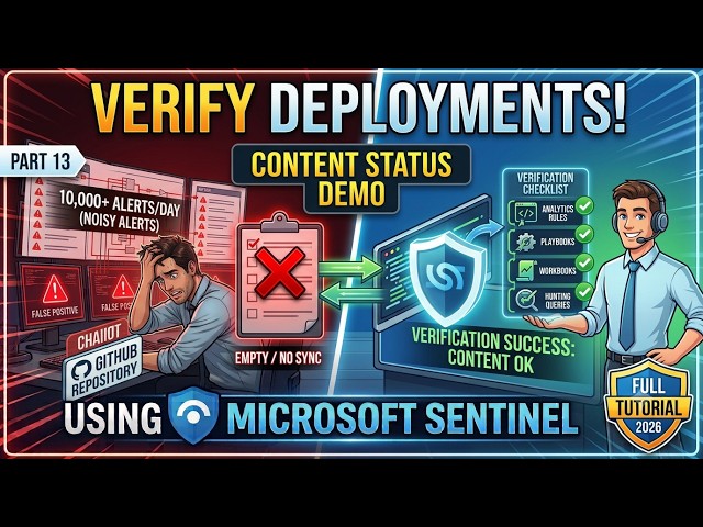 Demo Verifying Content Status in Microsoft Sentinel