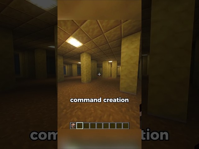 INFINITE Backrooms Generation With ONE Command Block