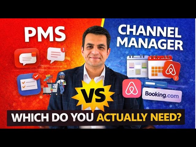 PMS vs Channel Manager Explained (Most Hosts Choose the Wrong One)