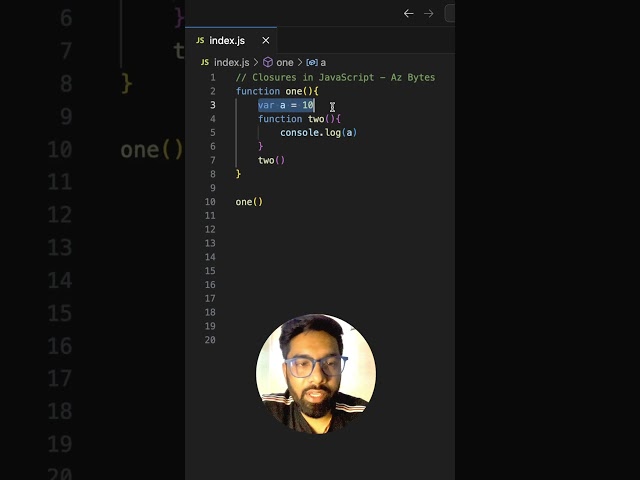 What is closure in JavaScript #JavaScript #closure
