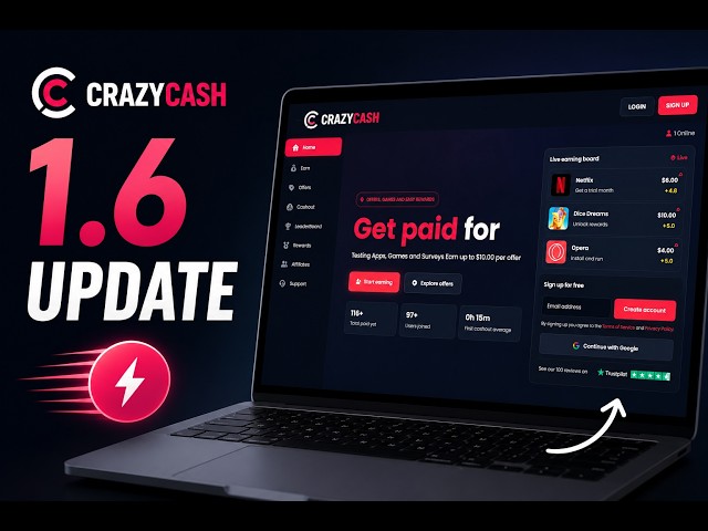 Update Your Laravel Website in Seconds - CrazyCash 1 6