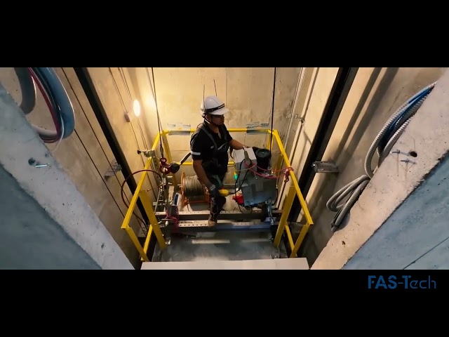 Elevator Installation with UNILIFT | 1-Ton Single-Phase Traction Hoist