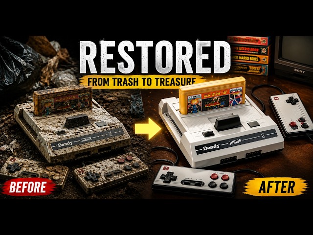 Restoring old Family Computer game consoles | Deep Cleaning and Repair of an Old Gaming System