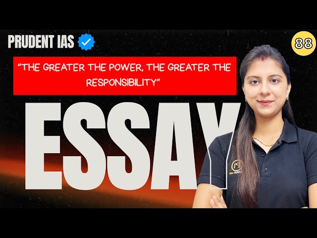Essay | UPSC Mains | Complete Essay Writing Guide | Free answer writing series | Day 88