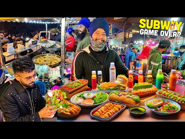 Big Brands फेल 🥵 Delhi Street Food | Sardarji Spicy Avocado Rolls, Edamame Burrito Wraps, Red Pizza
