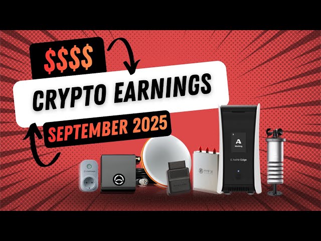 This is how much I made DePIN Mining in September 2025 | Monthly Earnings
