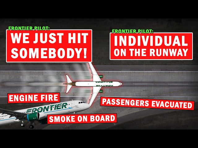 Frontier Plane Hits Person during Takeoff at Denver International