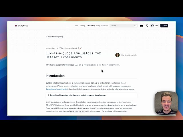 LLM-as-a-Judge Evaluation for Dataset Experiments in Langfuse