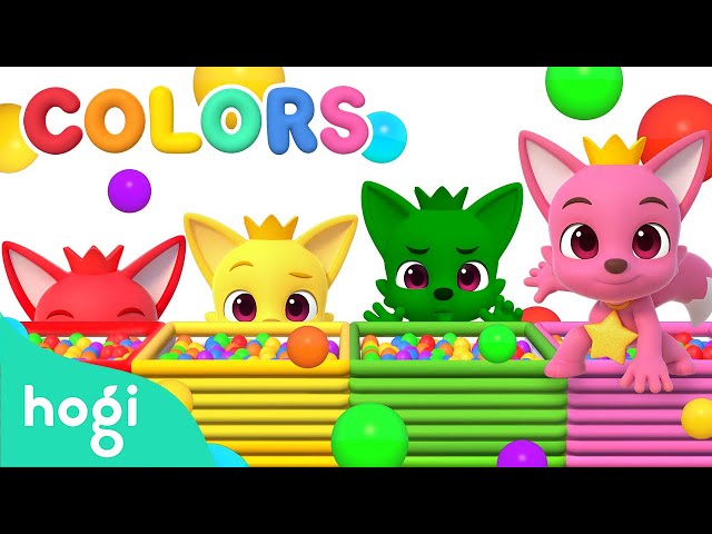 Run and Dives into Ball Pit｜Learn Colors with Ball Pit｜Colors for Kids｜Pinkfong Colors