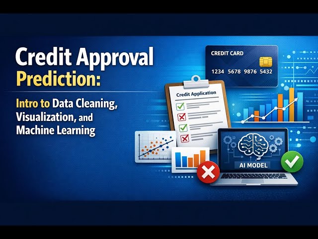 Credit Approval Prediction: Intro to Data Cleaning, Visualization, and Machine Learning
