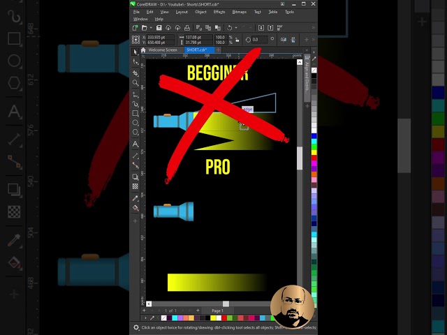 Beginner vs Pro CorelDraw Trick Revealed!