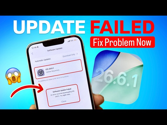 How to Fix iOS 16.6.1 Software Update Failed - Fix iOS 16.6.1 Error - Fix This Now