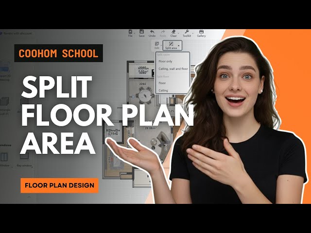 How to Split the Floor Plan Area | Coohom