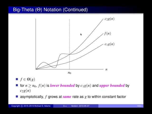 SENG 475 Lecture 2 (2019-05-08) — Algorithms and Data Structures