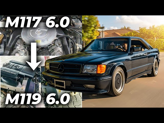 Engine SWAPPED AMG Widebody BEAST with an M119 6.0!