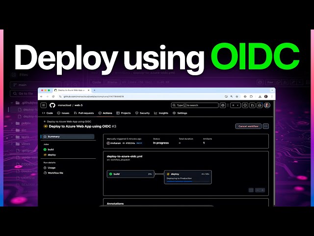 Passwordless deployments with GitHub Actions & OpenID Connect