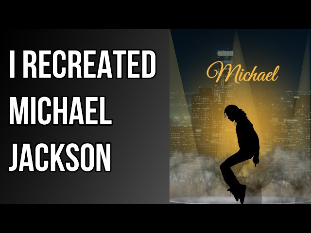 I recreated “MICHAEL JACKSON’s” iconic moon walk in Photopea.